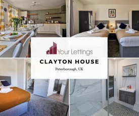 6 Bedroom Contractor House with Free Parking, Free WiFi and Free Netflix - Clayton House by Your Lettings Peterborough