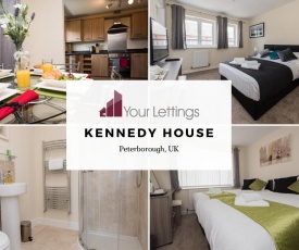 6-bedroom Contractor House with 6 bathrooms, Free WiFi and Parking - Kennedy House by Your Lettings Peterborough