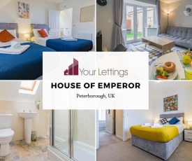 Beautifully decorated 3 bedroom Contractor House with Free Parking for 2-3 vans - House of Emperor by Your Lettings Peterborough