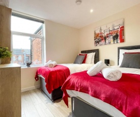 Spacious 4-bed house in Crewe by 53 Degrees Property, ideal for Contractors & Business, FREE parking - sleeps 7