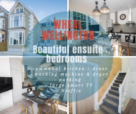 Wheal Wellington - gorgeous ensuite bedrooms with access to a beautiful shared kitchen in a lovingly renovated property