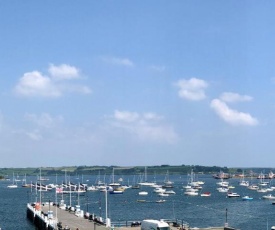 Large central Falmouth apartment with views and parking