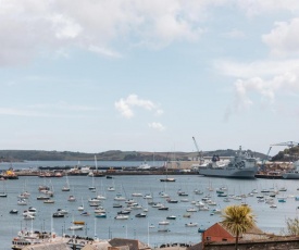 Stunning views over the beautiful Falmouth Harbour